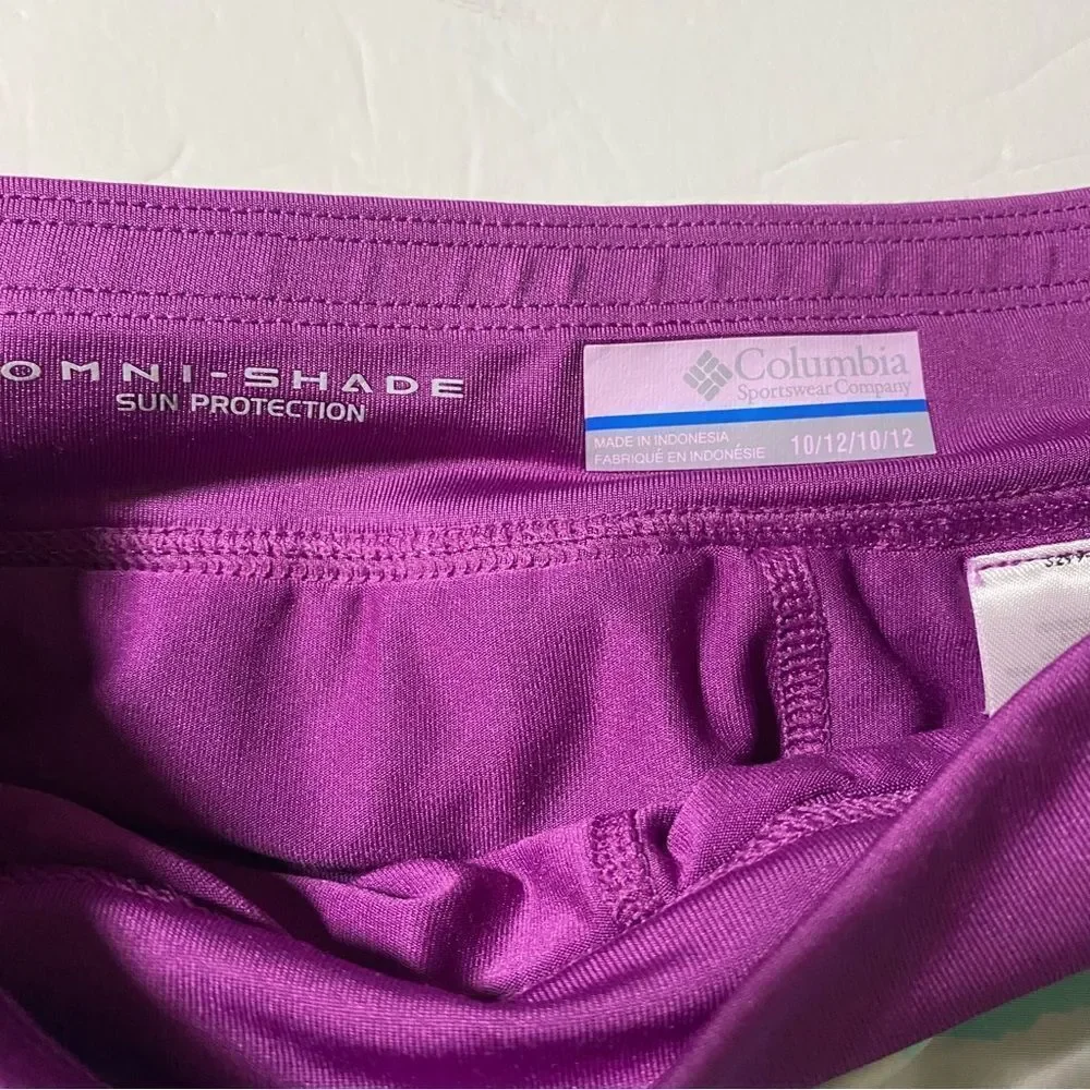 Columbia girls Ripple Maker Board swimsuit Skort skirt bottom omni shade 10-12